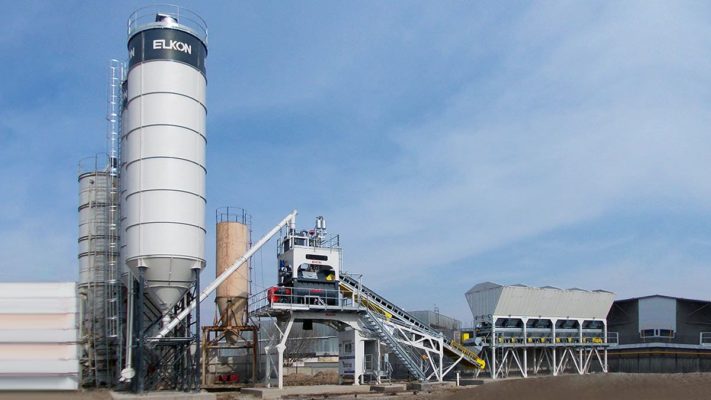 Trạm trộn bê tông dạng bậc